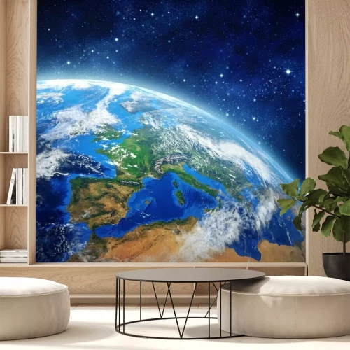 Fotobehang Planeet in close-up