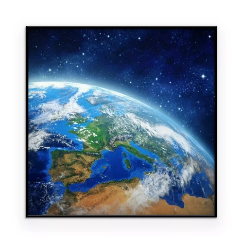 Poster Planeet in close-up