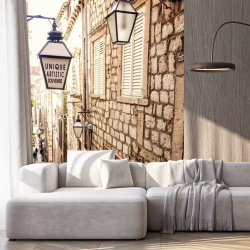 Fotobehang Trappen en straten in Dubrovnik