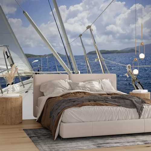 Fotobehang Zeilen in de tropen