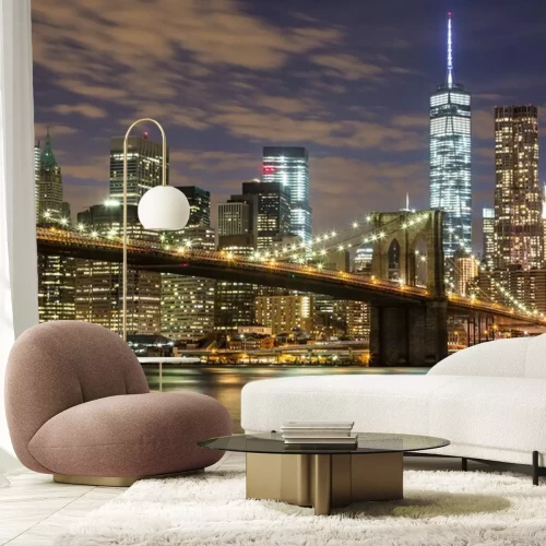 Fotobehang New York vol wolkenkrabbers