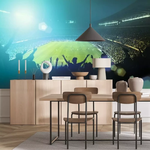 Fotobehang Het stadion tijdens de wedstrijd