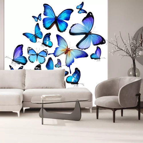 Sticker Cluster van exotische vlinders