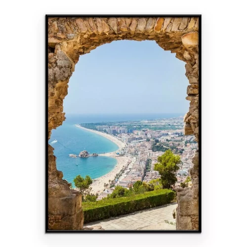 Poster Blanes zomer