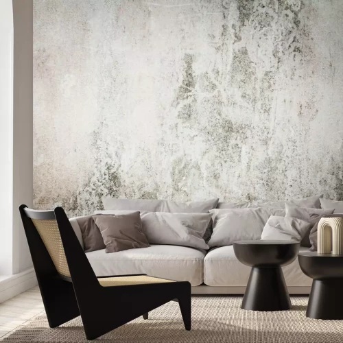 Fotobehang Roze vieze betonnen muur