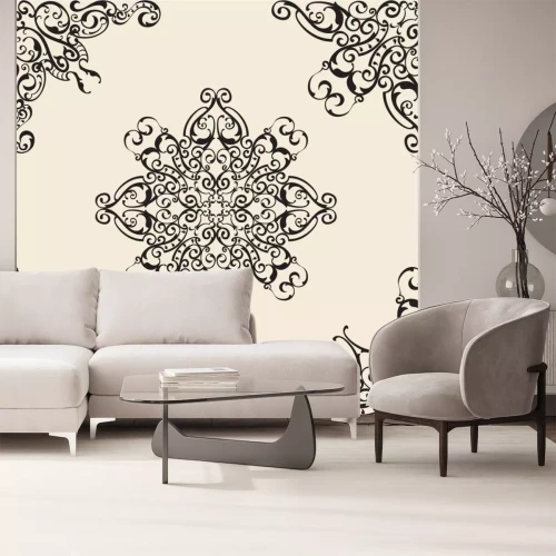 Sticker Baroque hoekelementen