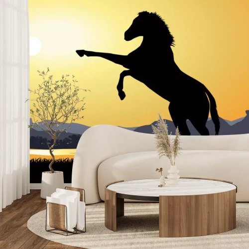 Sticker Paysage_Cheval Cabre