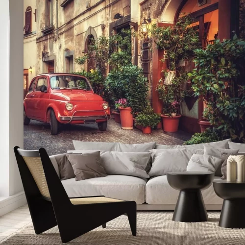 Fotobehang Retro iconische auto