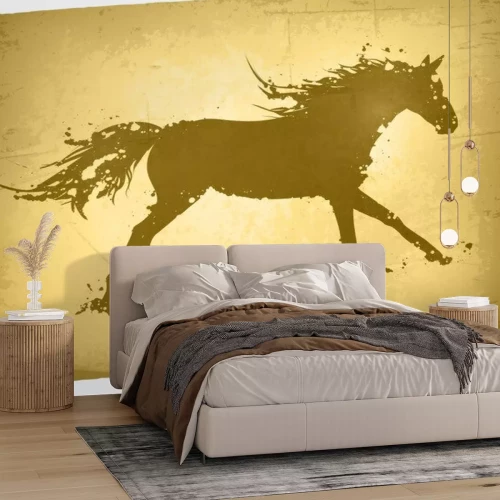 Sticker Abstract Vintage Horse