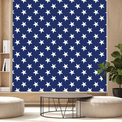 Sticker Naadloze sterren patroon vector