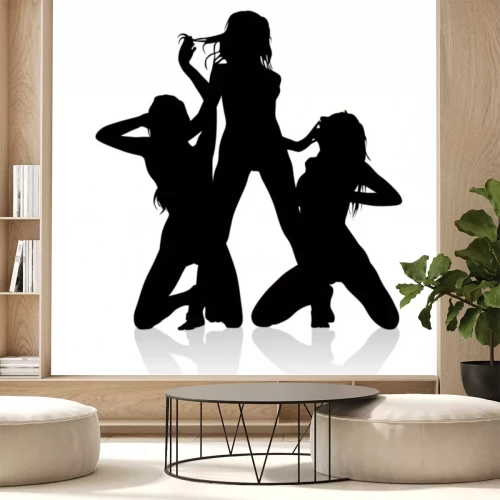 Sticker 3 sexy silhouetten