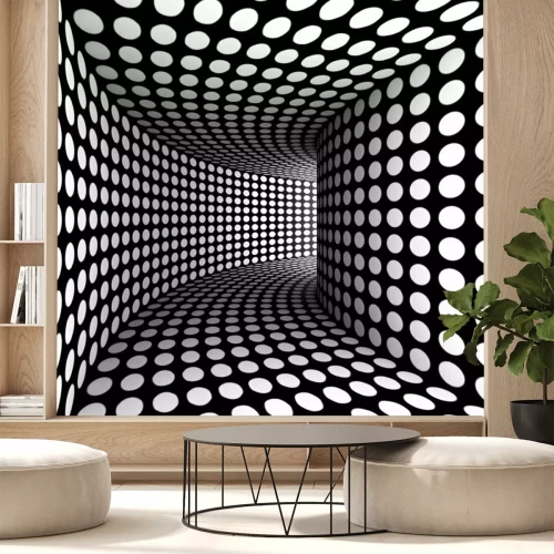 Sticker Abstracte Polka Dot Tunnel