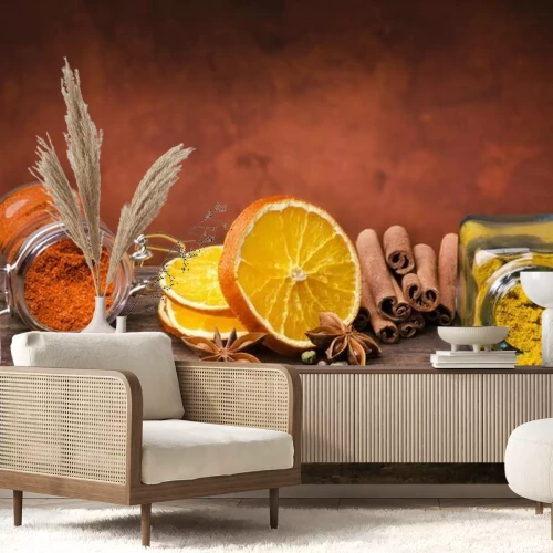 Sticker Specerijen stilleven