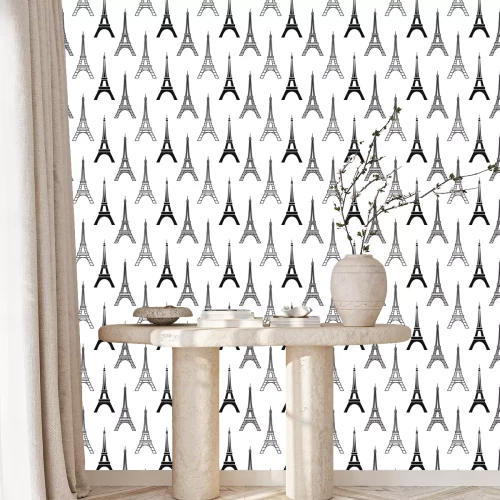 Behang parijs patroon