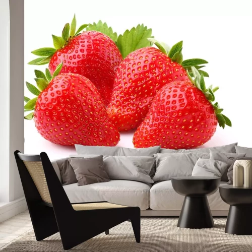 Sticker Rijpe aardbei