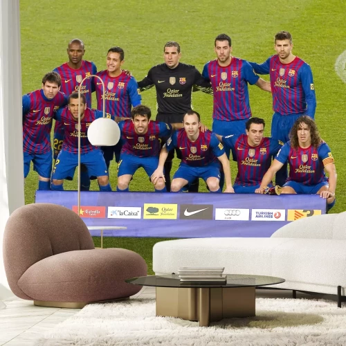 Fotobehang Wedstrijd Barcelona-Real Madrid