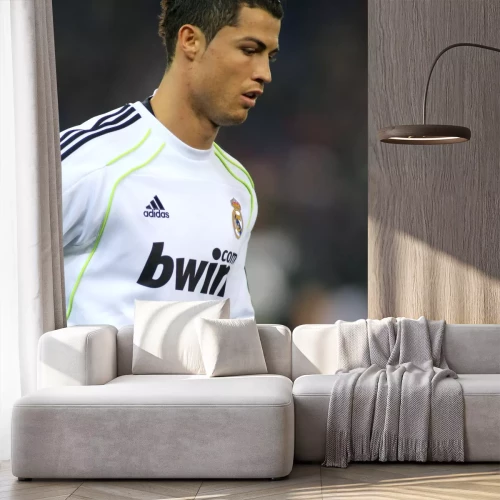 Fotobehang Ronaldo in een shirt van Real Madrid