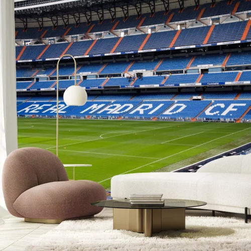 Fotobehang Zicht op de grasmat