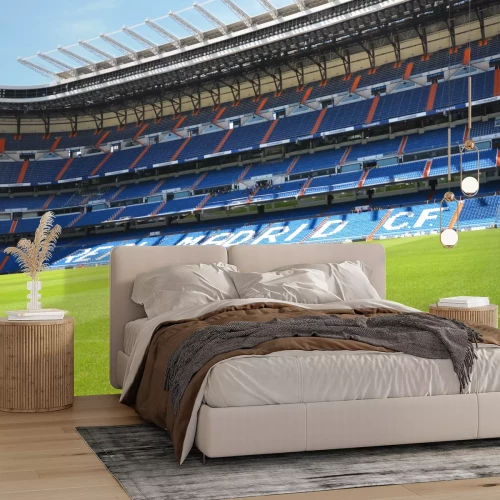 Fotobehang Zicht op de tribunes van het stadion