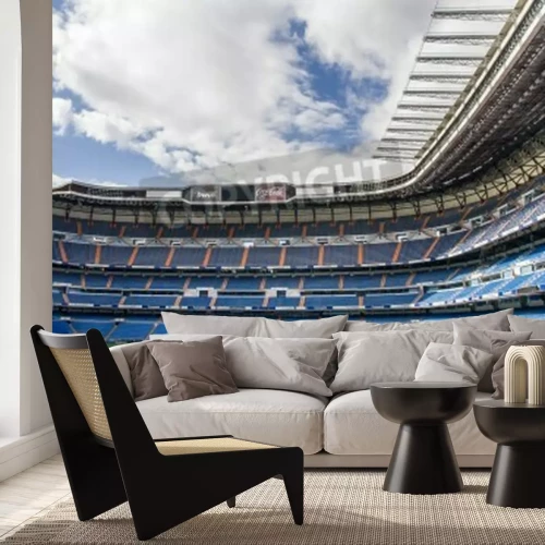 Fotobehang Panorama van het stadion van Real Madrid
