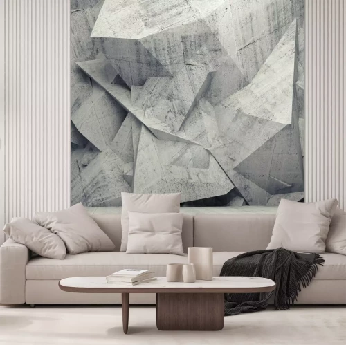 Fotobehang 3D betonimitatie