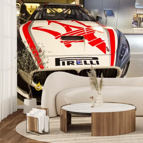 Fotobehang Paris Motor Show 2010 in Parijs, toont Maserati GranTurismo Stradale GT