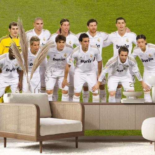 Fotobehang Real Madrid voor de wedstrijd