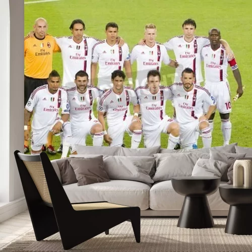 Fotobehang De spelers voor het begin van de wedstrijd