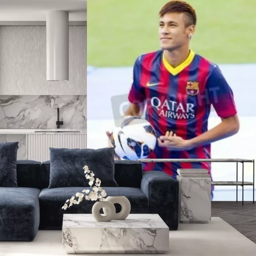 Fotobehang Neymars debuut in Camp Nou.