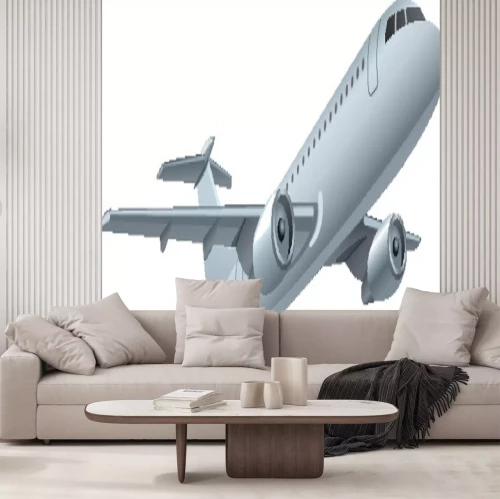 Sticker jet vliegtuig