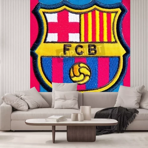 Fotobehang Barca-logo