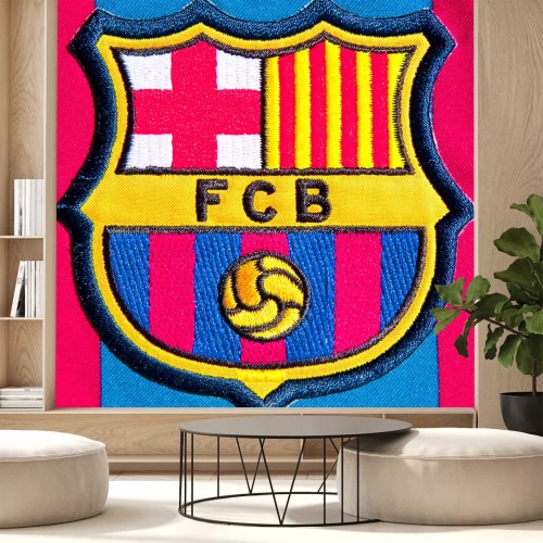 Fotobehang Barca-logo