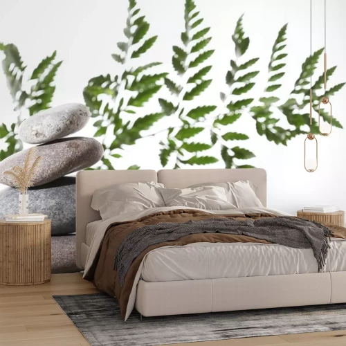 Sticker Stilleven van spa stenen