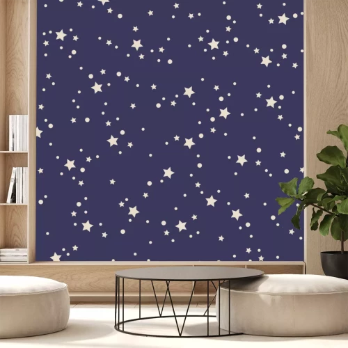 Sticker seamless stars pattern
