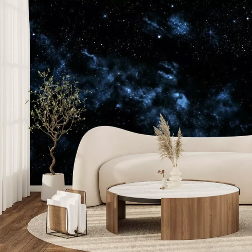 Fotobehang Galaxy in de donkere ruimte