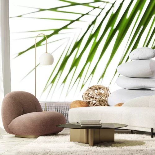 Sticker Stilleven van spa stenen