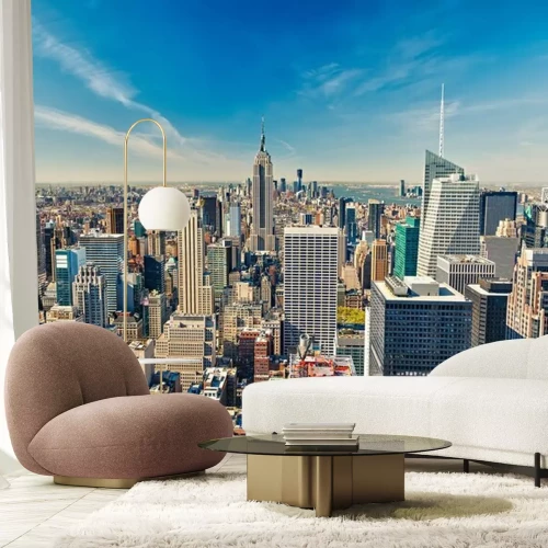 Fotobehang Zonnige Manhattan