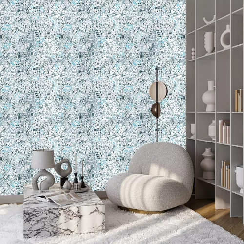 Behang Grunge oude muziek achtergrond met notities.