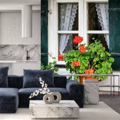 Fotobehang Old window