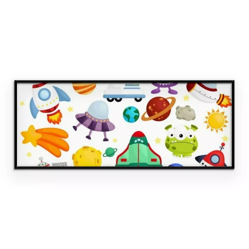 Poster Ruimtetekeningen voor kinderen