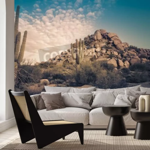 Fotobehang Woestijnlandschap in Arizona