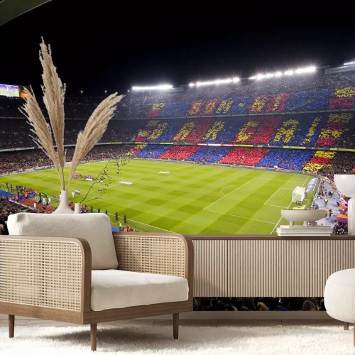 Fotobehang FC Barcelona-wedstrijd
