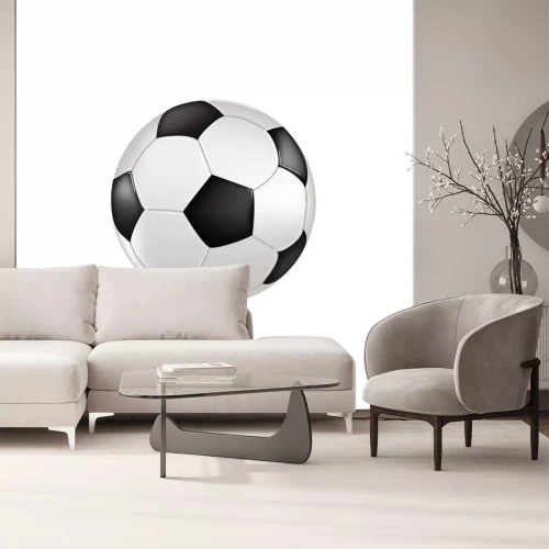 Sticker Pallone con sfondo bianco