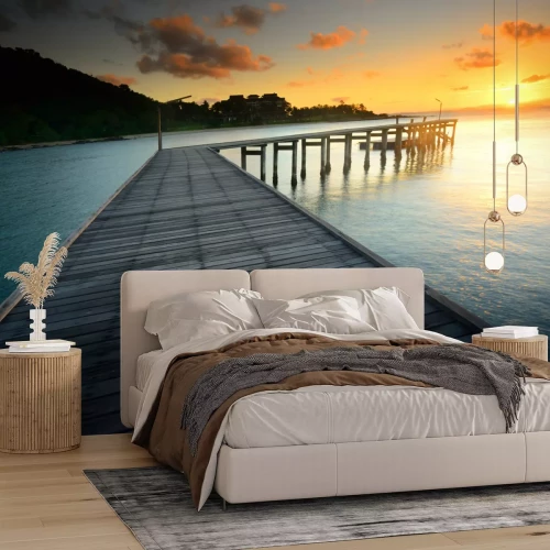 Fotobehang Pier in thailand nationaal park