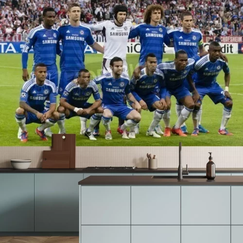 Fotobehang Chelsea in de finale van de Champions League