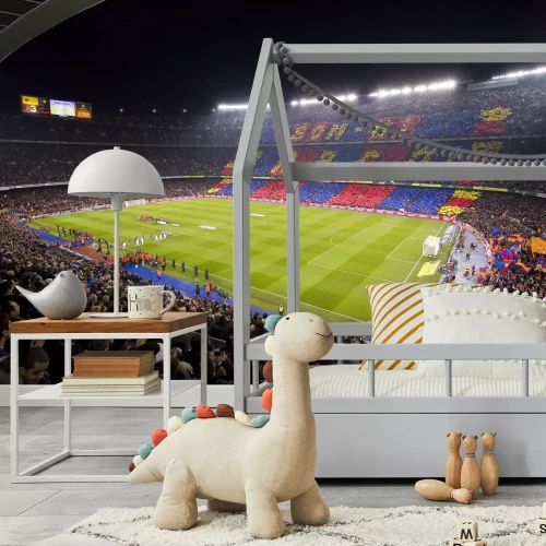 Fotobehang Fans van FC Barcelona
