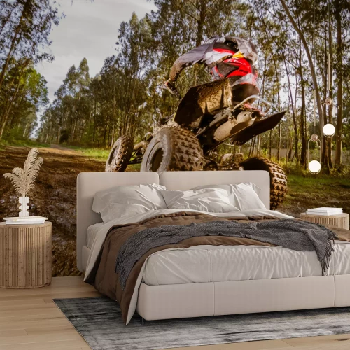 Fotobehang Quad rijden