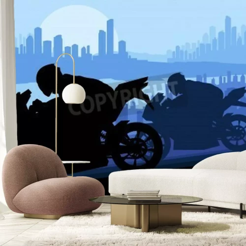 Fotobehang MotoGP-races