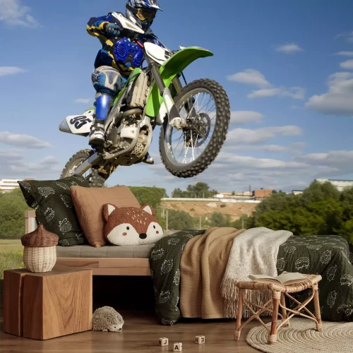 Fotobehang Vrije stijl motorcross