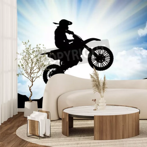 Fotobehang Motorcross extreme sporten